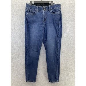 Lane Bryant Women's Blue Denim Jeans Size 16R Medium Wash Cotton Blend